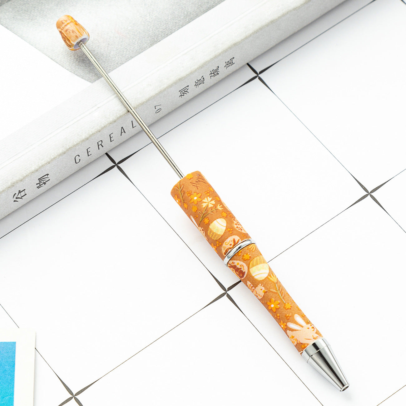 Wholesale Beadable Pens Easter Rabbit Series Plastic Pens DIY for Beaded